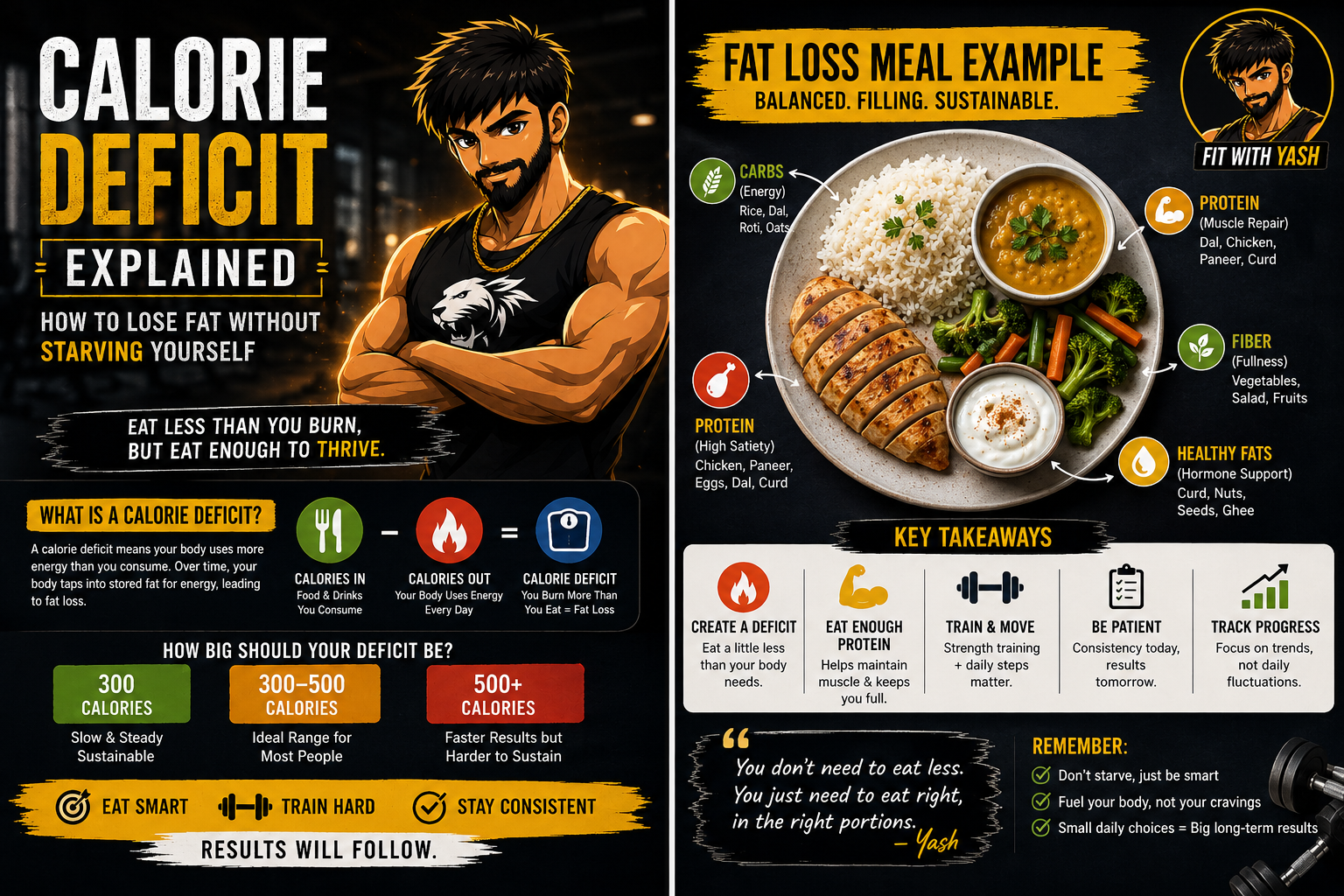 Calorie Deficit Explained: How to Lose Fat Without Starving Yourself